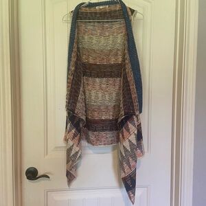 Aztec print cardigan